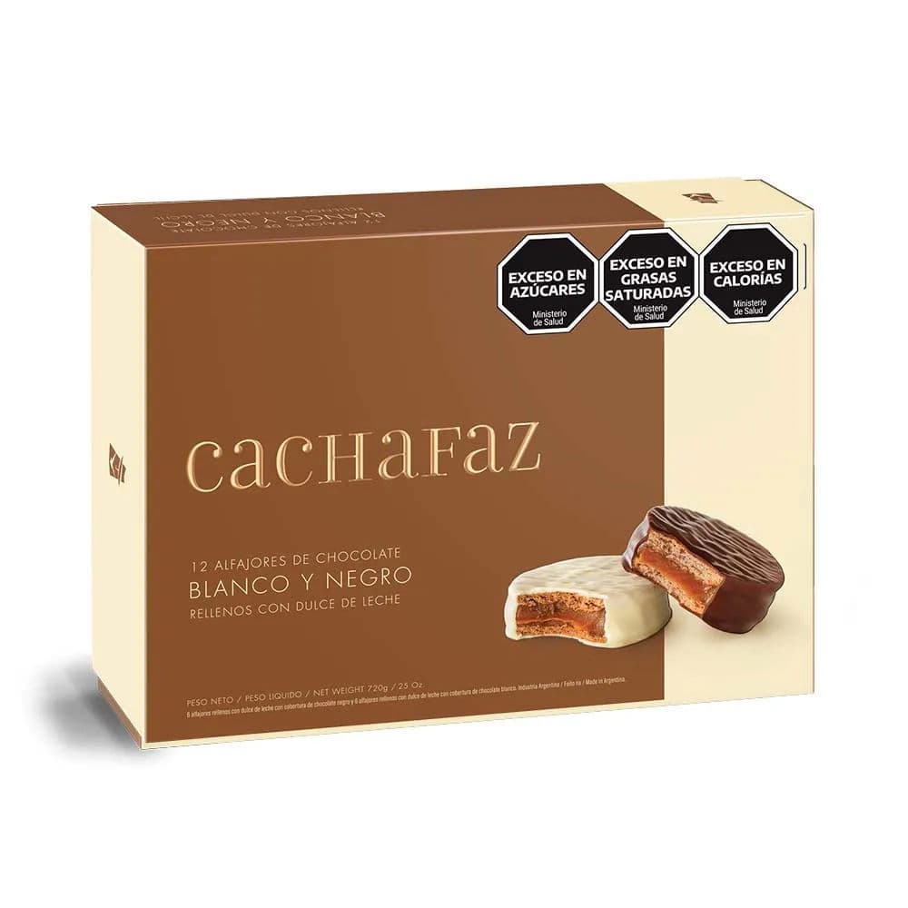 Cachafaz Black and White Chocolate Alfajores